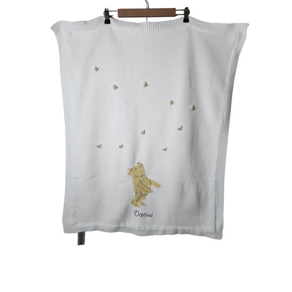 POTTERY BARN KIDS + DISNEY Winnie the Pooh Heirloom "Daniel" Soft Baby Blanket - Picture 1 of 8